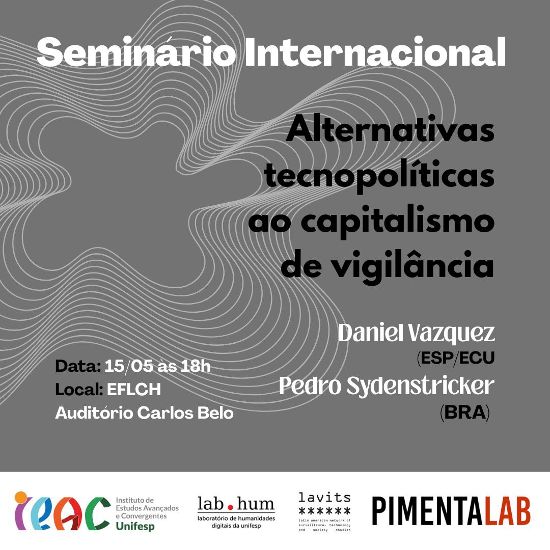 [seminário] Alternativas Tecnopolíticas ao Capitalismo de Vigilância